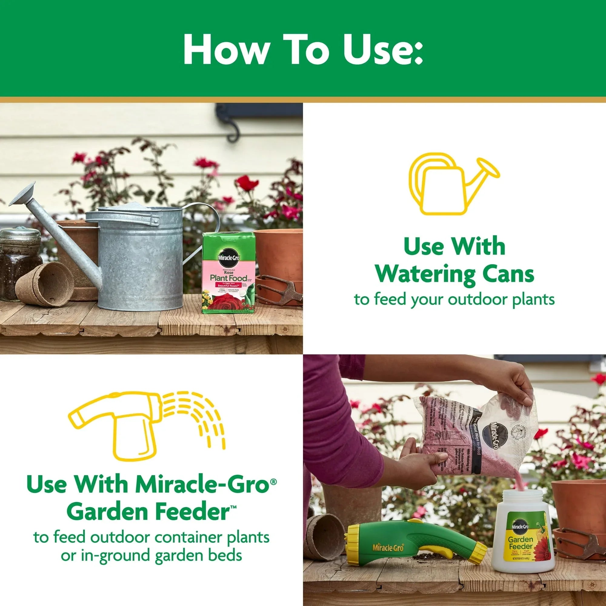 Miracle-Gro Water Soluble Rose Plant Food