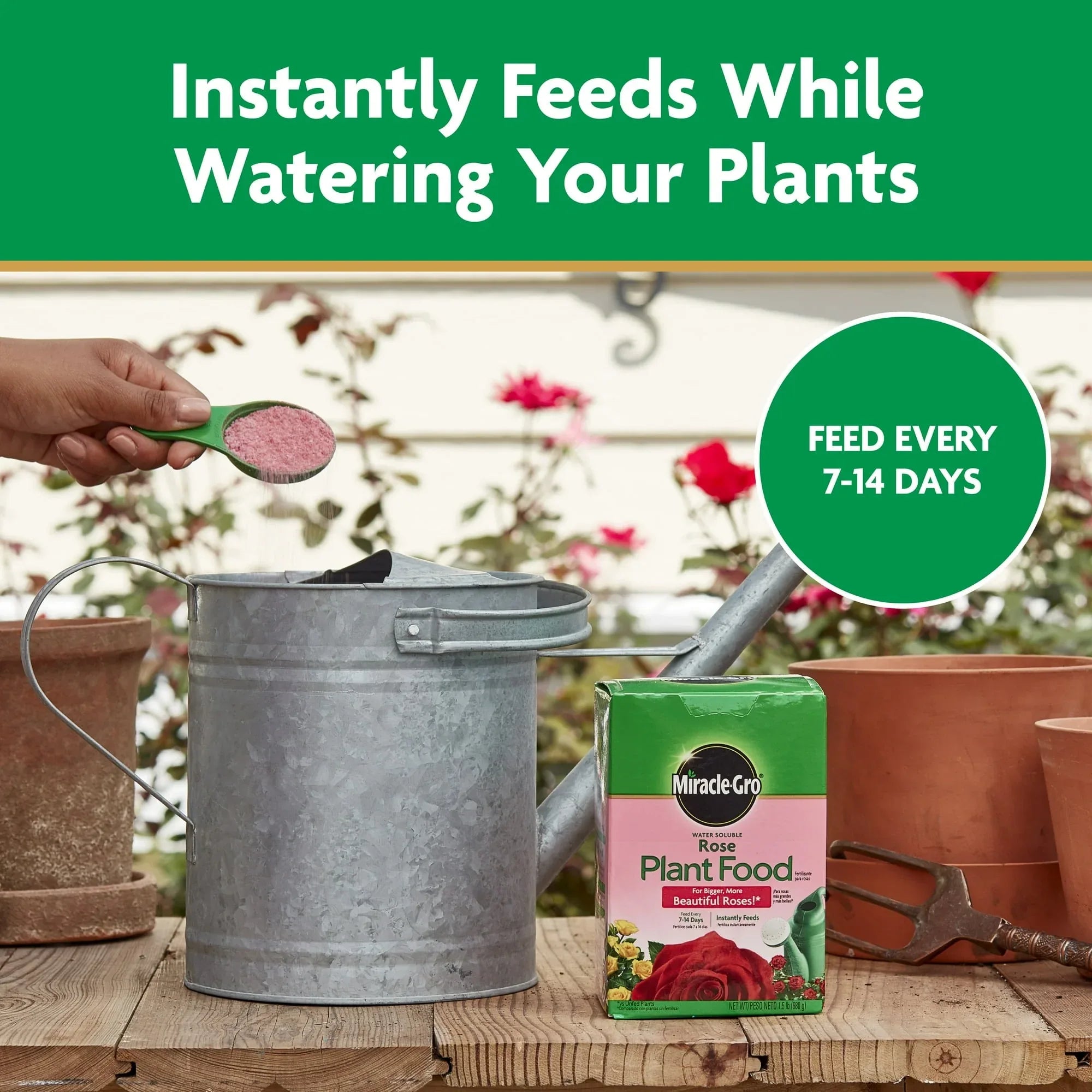 Miracle-Gro Water Soluble Rose Plant Food