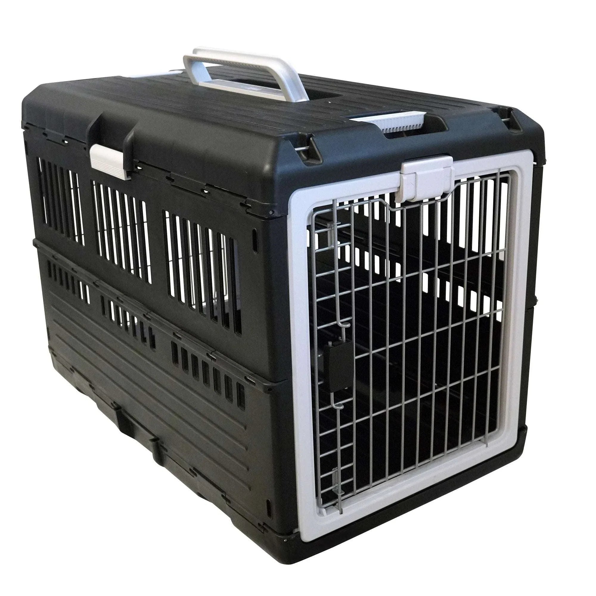 Mirapet Collapsible Pet Crate Bundle, Large - USA MEGA SHOP
