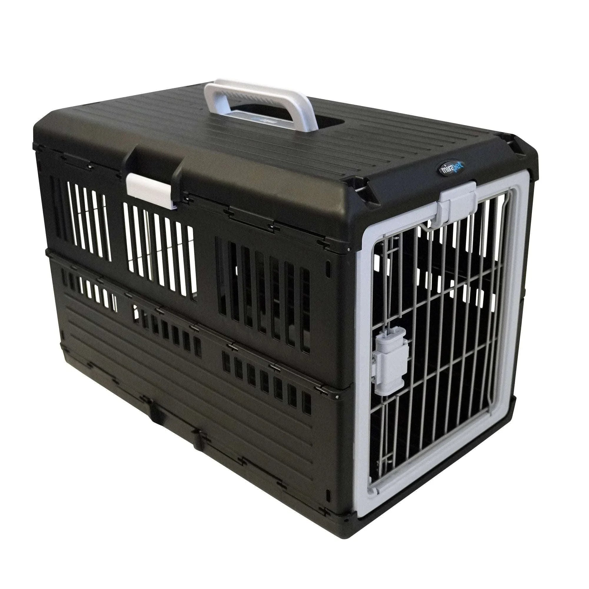 Mirapet Collapsible Pet Crate Bundle, Medium - USA MEGA SHOP
