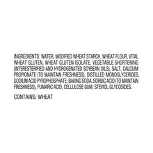 Ingredients list for Mission Carb Balance flour tortillas