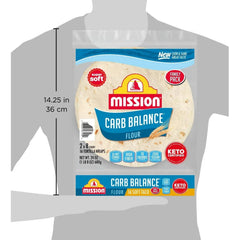Mission Carb Balancen 8" Soft Taco Flour Tortillas, 16 ct.