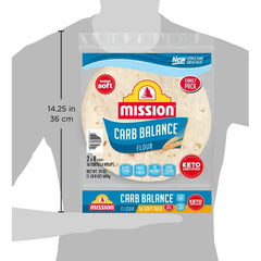 Mission Carb Balancen 8" Soft Taco Flour Tortillas, 16 ct. - USA MEGA SHOP