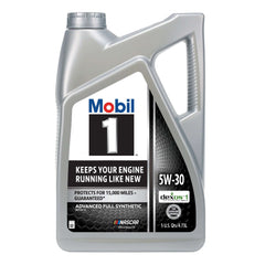 Mobil 1 Advanced Full Synthetic Motor Oil 5W-30, 5 Quart