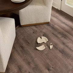 Mohawk Home 12MM Thick 9.4in X 47.2in AC4 Waterproof Surface Laminate Wood Plank Flooring (18.6 sq ft/ctn)