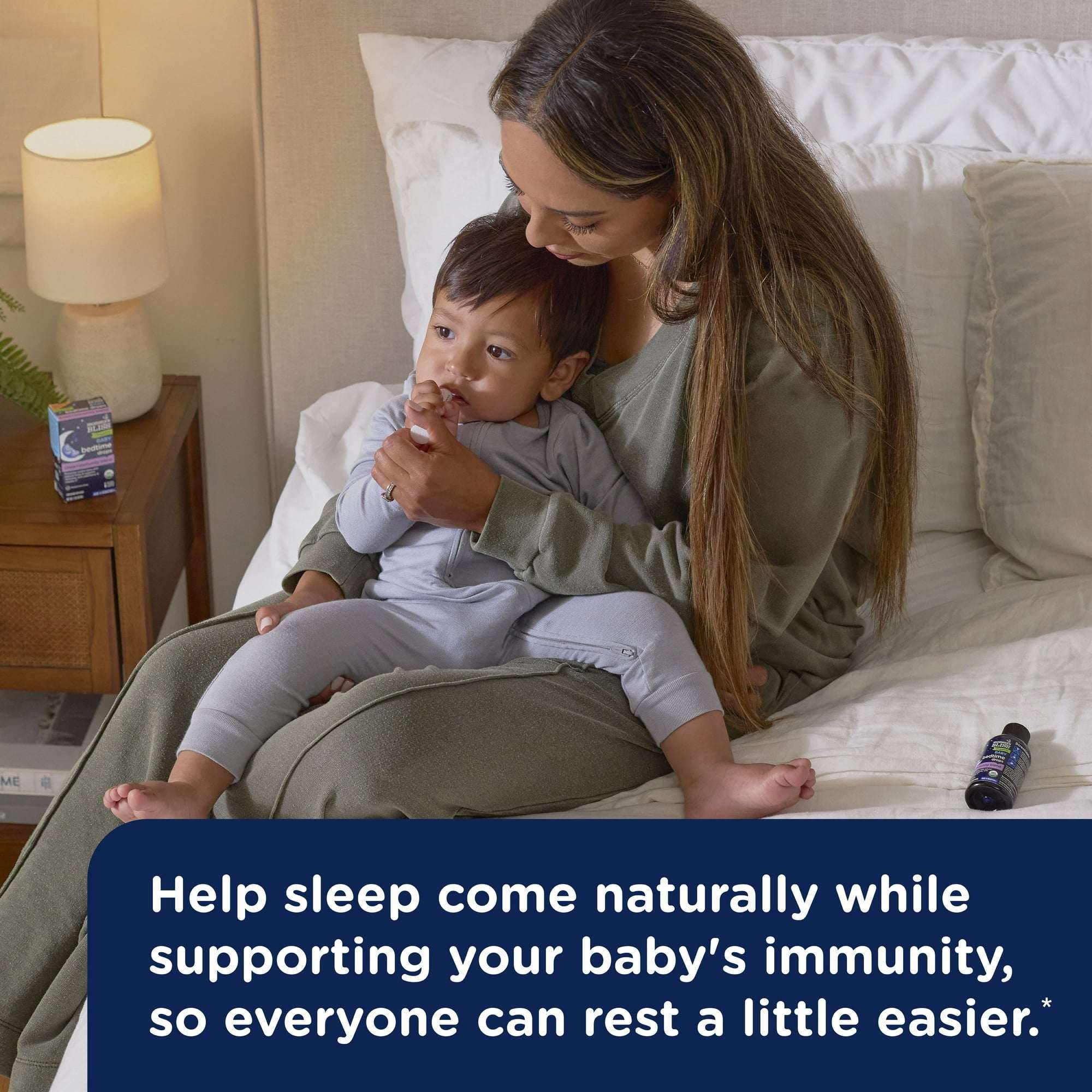 Mommy's Bliss Organic Baby Bedtime Drops, Melatonin-Free, Restful Sleep & Immunity, 2 fl oz