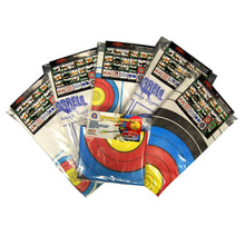 80 cm target face set with multiple printed sheets and bundled packaging