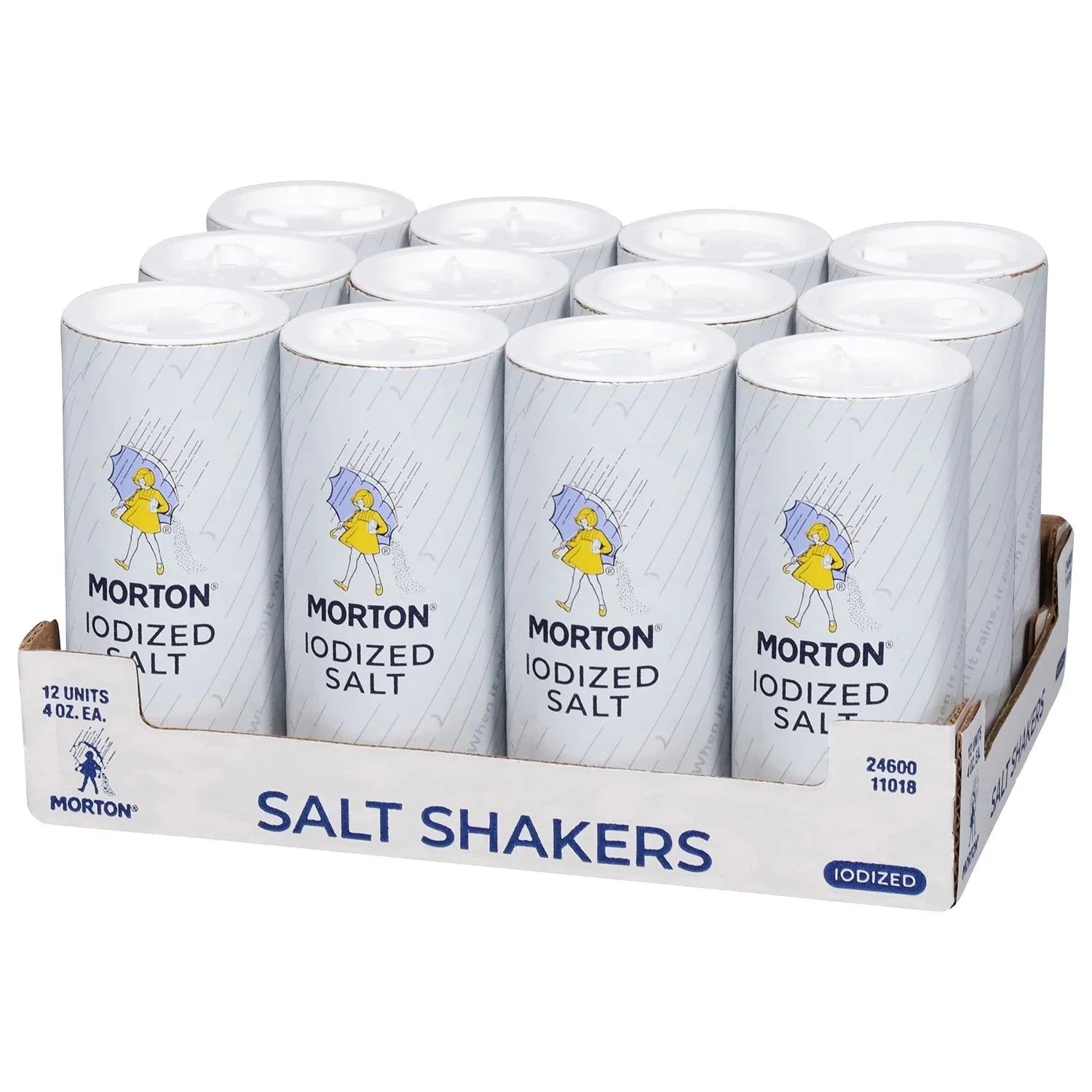 Morton Iodized Salt Shakers, 12 pk. - USA MEGA SHOP