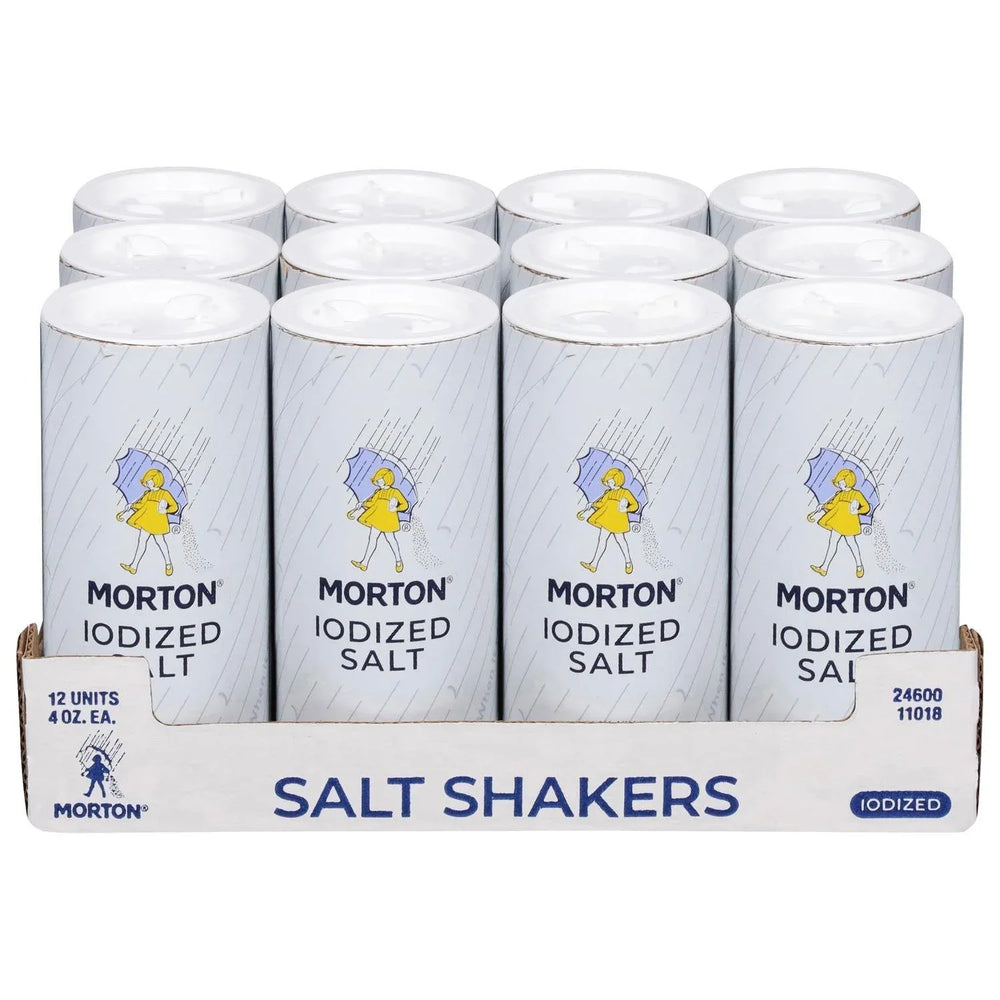Morton Iodized Salt Shakers, 12 pk. - USA MEGA SHOP