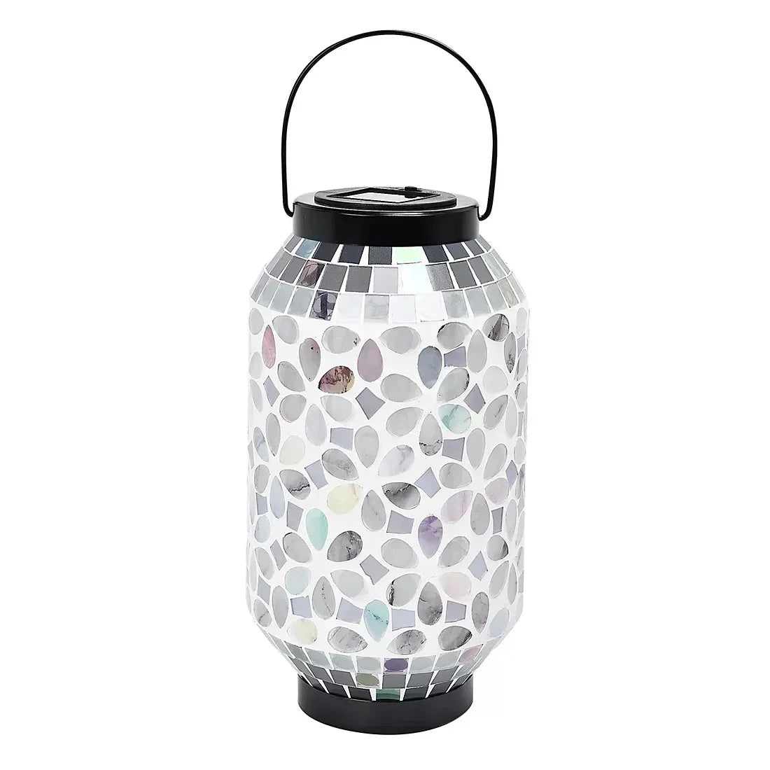 13.58" Mosaic Solar Lantern