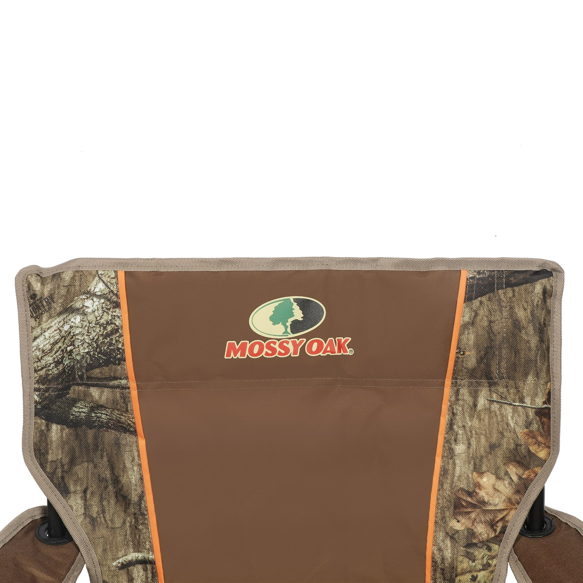 Mossy Oak Soft Arm Camo Quad Camp Chair with Cupholder, Camp, Adult