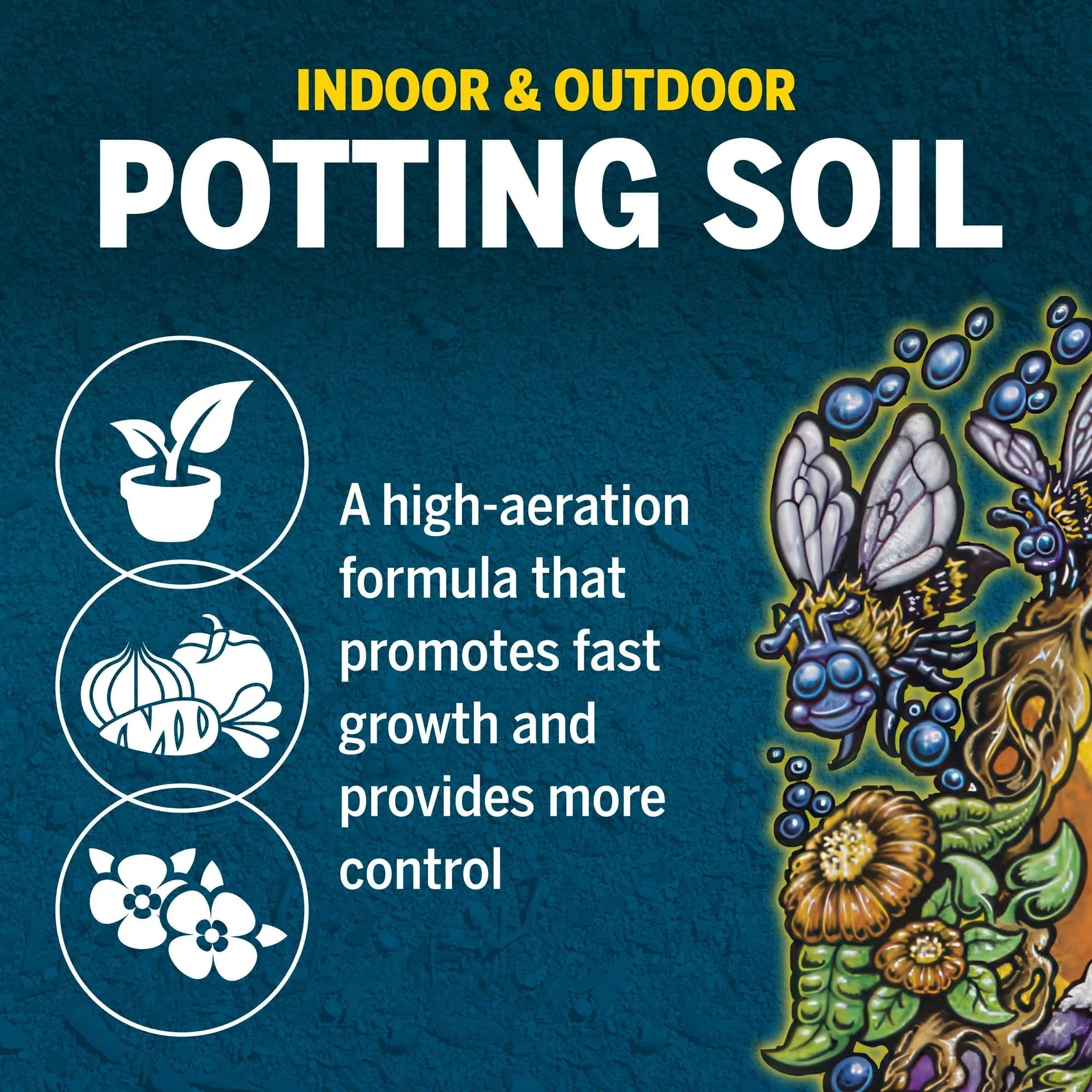 Mother Earth Groundswell Performance Soil, All-Purpose Potting Soil for Root Growth, 8 qt.