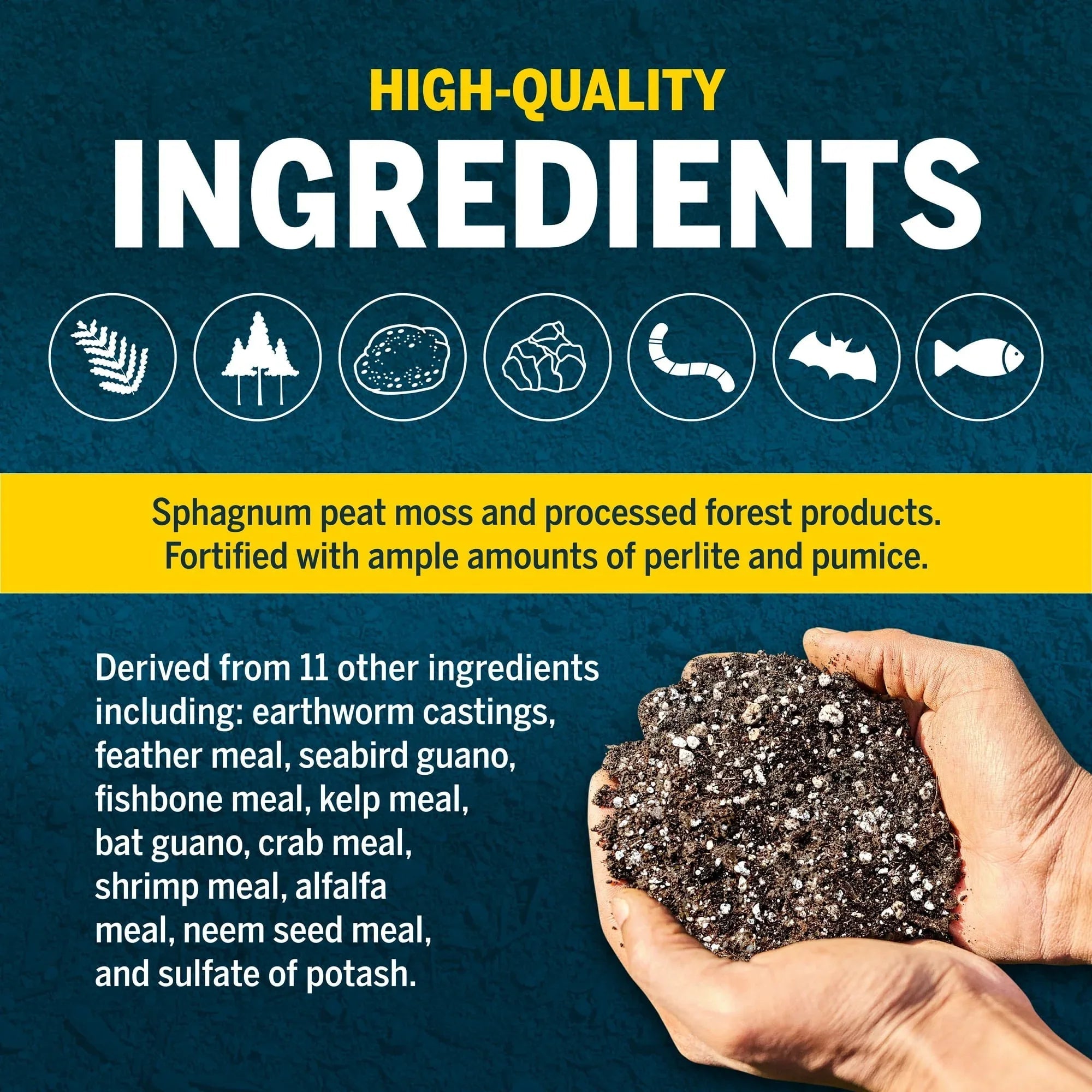 Mother Earth Groundswell Performance Soil, All-Purpose Potting Soil for Root Growth, 8 qt.