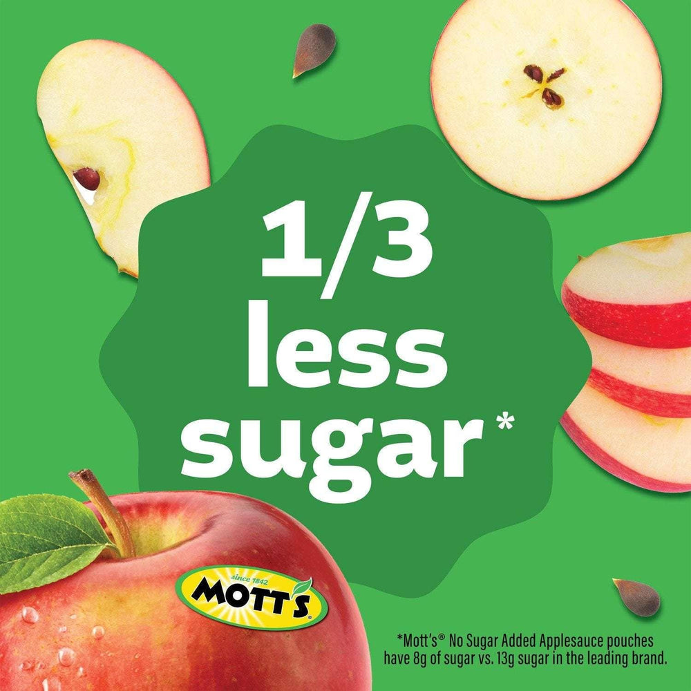 Mott's No Sugar Added Applesauce Variety Pack, 3.2 oz., 32 pk. - USA MEGA SHOP
