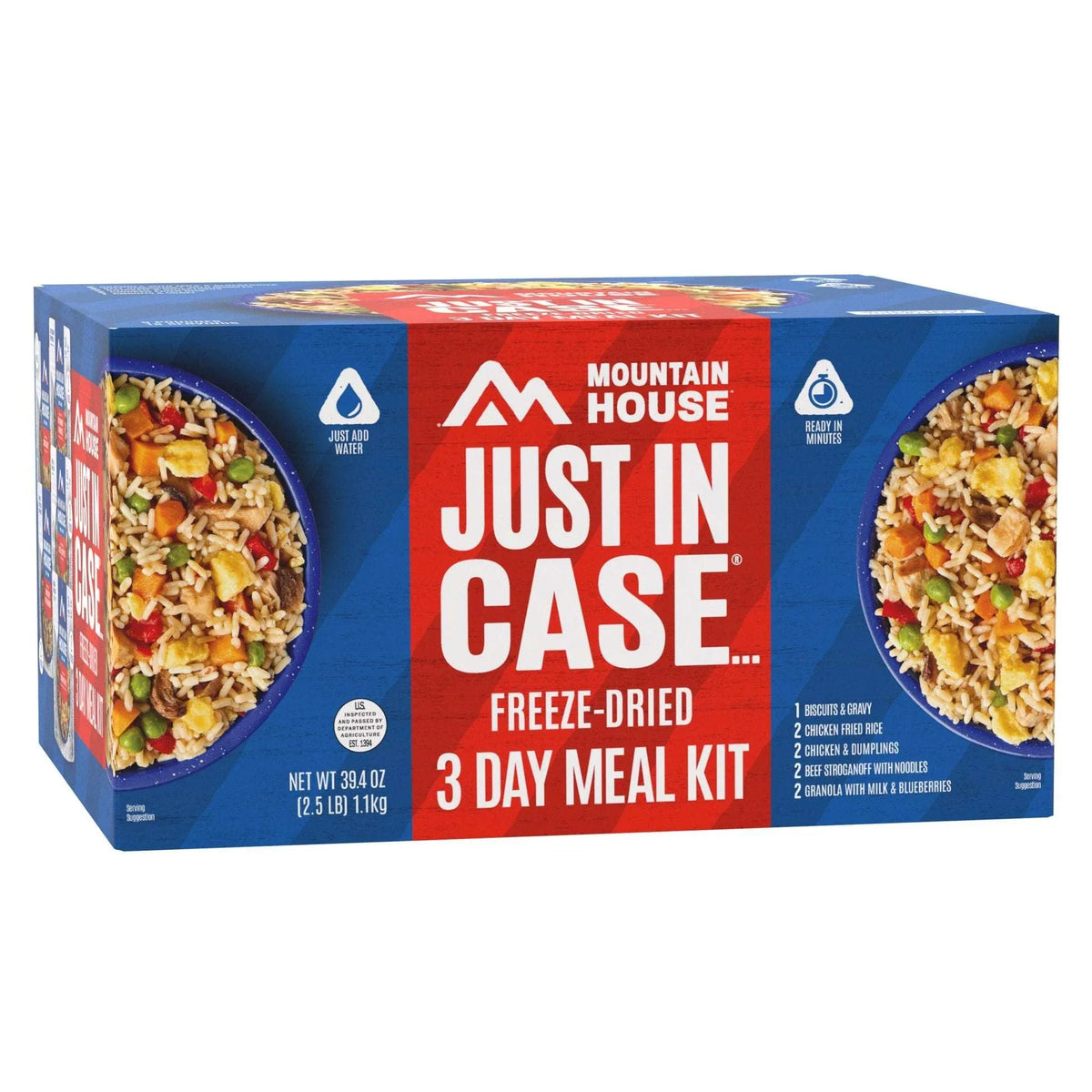 Mountain House 3-day Emergency Meal Kit 9-pouch Assortment (18 Total Servings) - USA MEGA SHOP