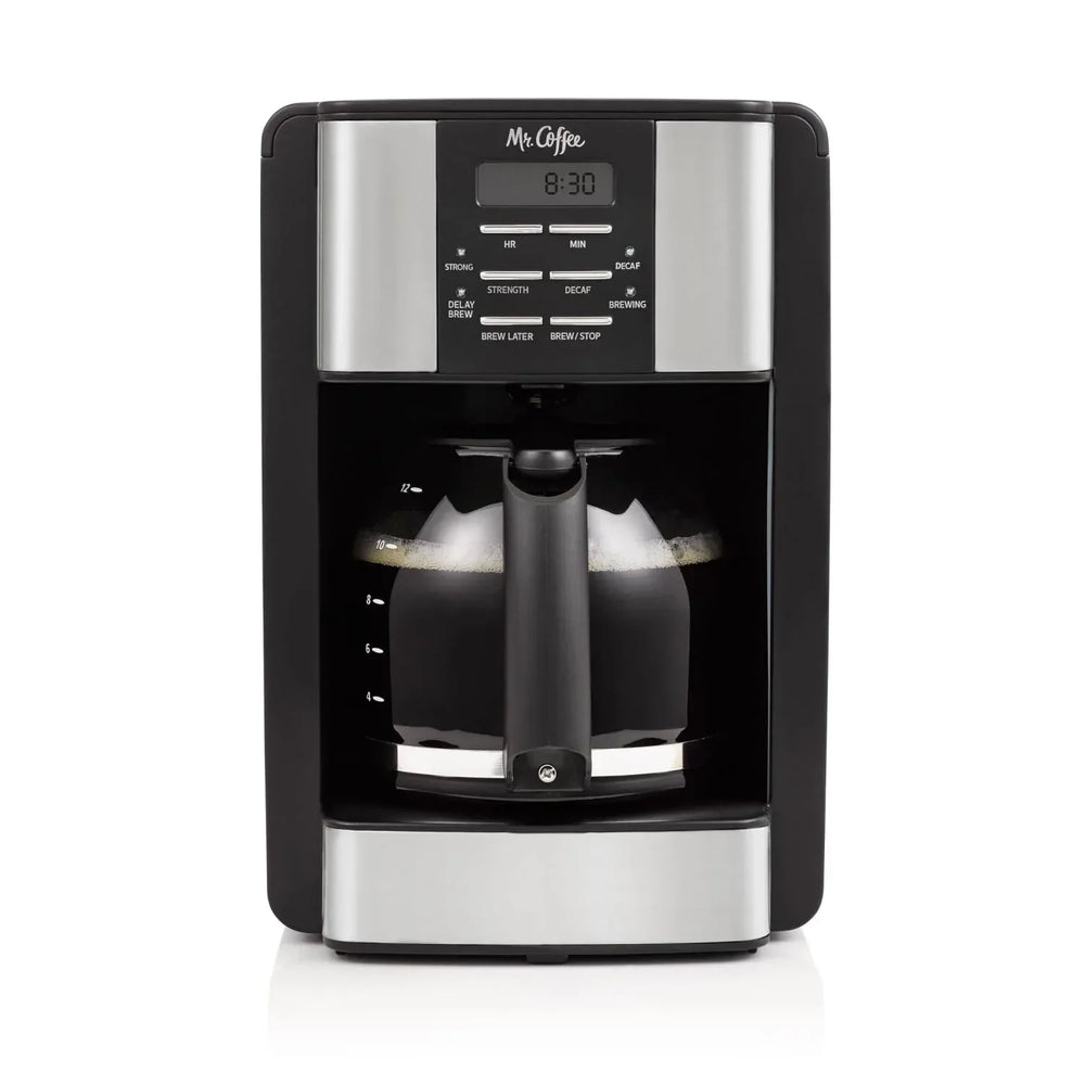 Mr. Coffee 12 Cup Programmable Coffee Maker with 3-Way to Brew System - USA MEGA SHOP