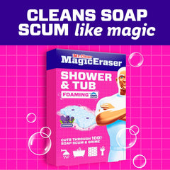 Mr. Clean Magic Eraser Shower & Tub Sponge, Lavender, 12 ct.