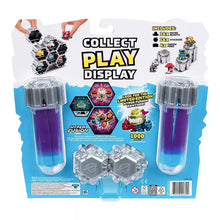 Mini figure swarms mega lab pack back of blister showing collect play display layout