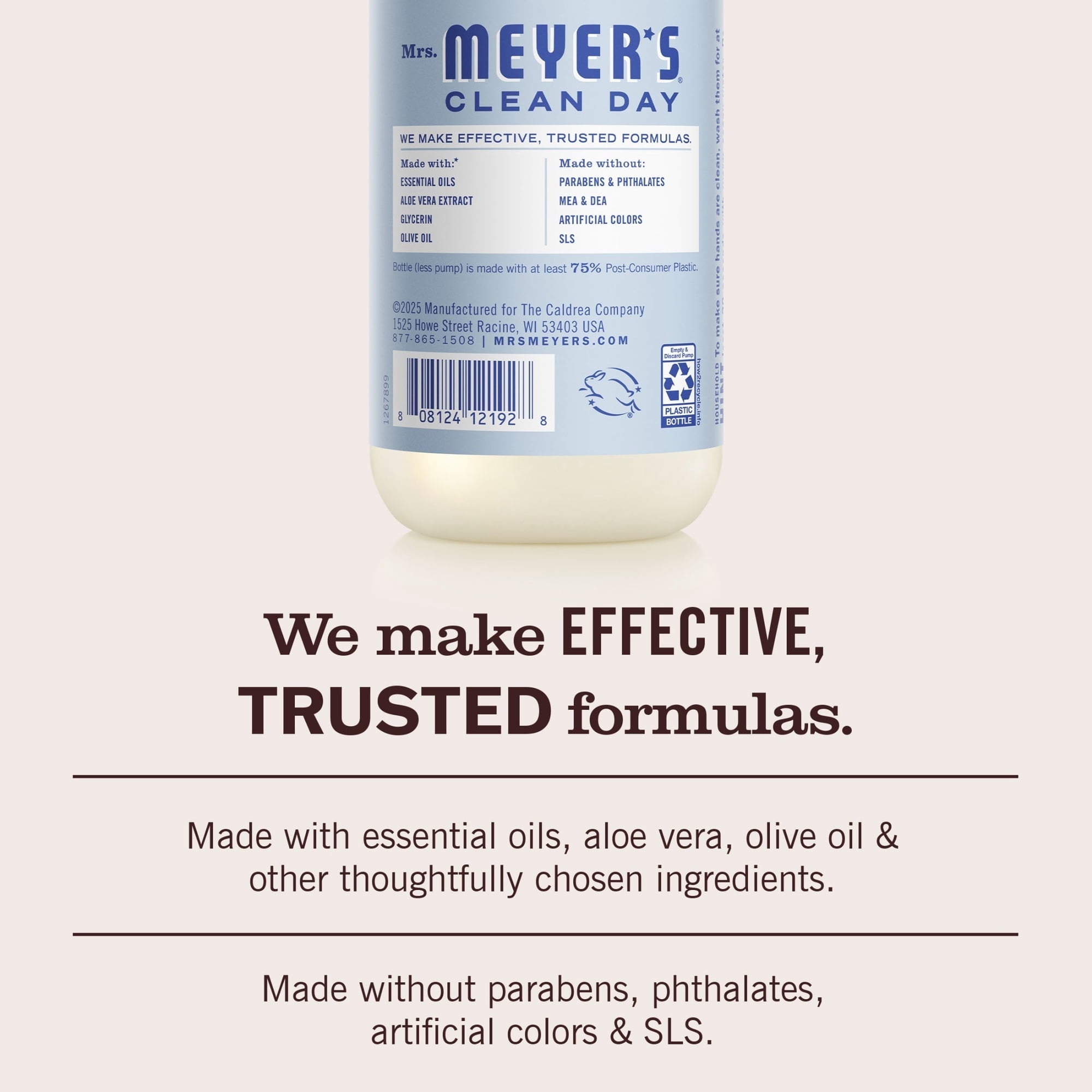 Mrs. Meyers Clean Day Hand Soap, Hydrangea Scent, 12.5 Fl Oz  (3 PACK )