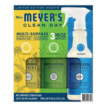 Mrs. Meyer's Clean Day multi-surface cleaner 3-pack, limited edition scent bottles