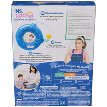 Ms. Rachel sing-along song player retail box with blue product image