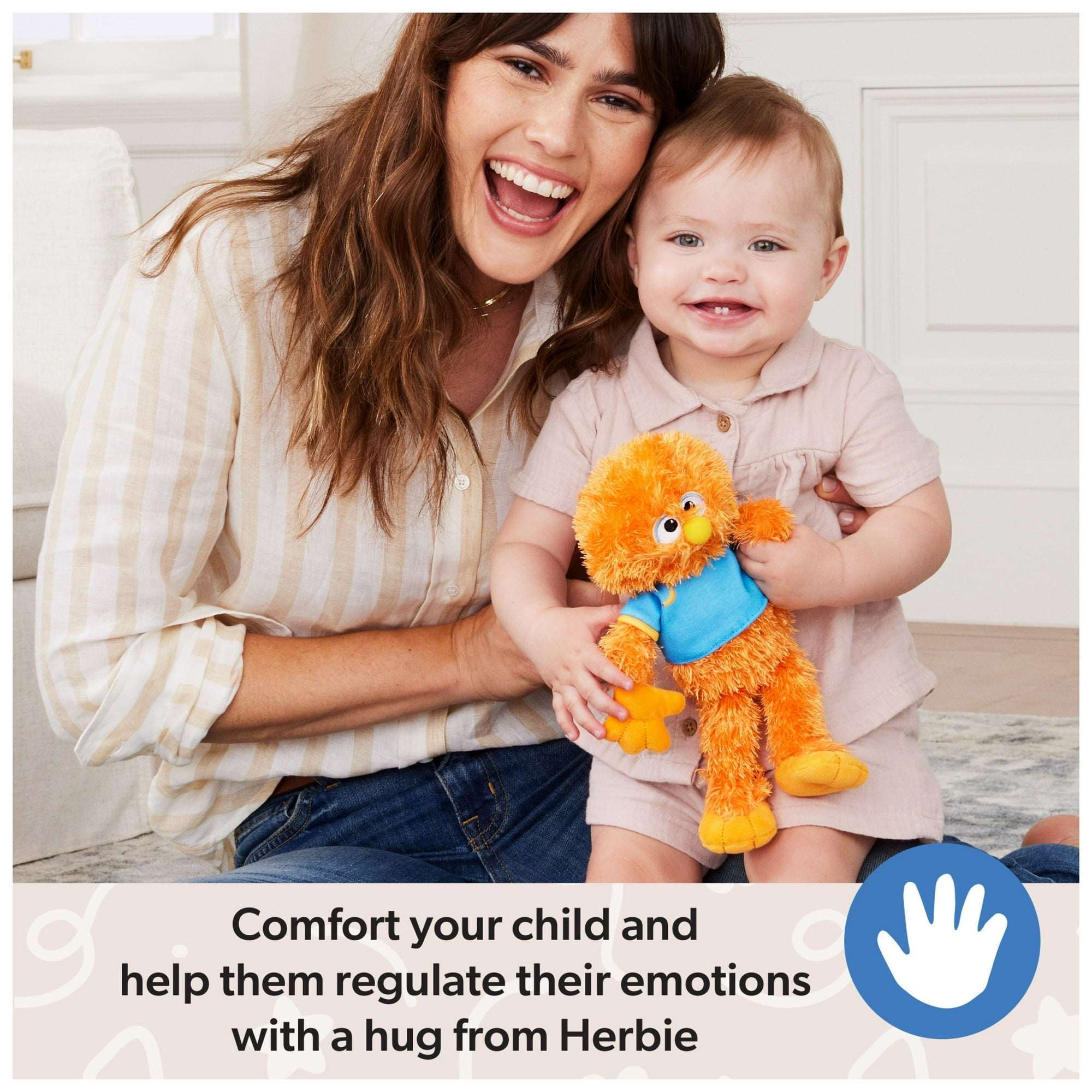Ms. Rachel Official Herbie 11-Inch Cuddle & Comfort Plush Friend for Ages 6 Months to 3+