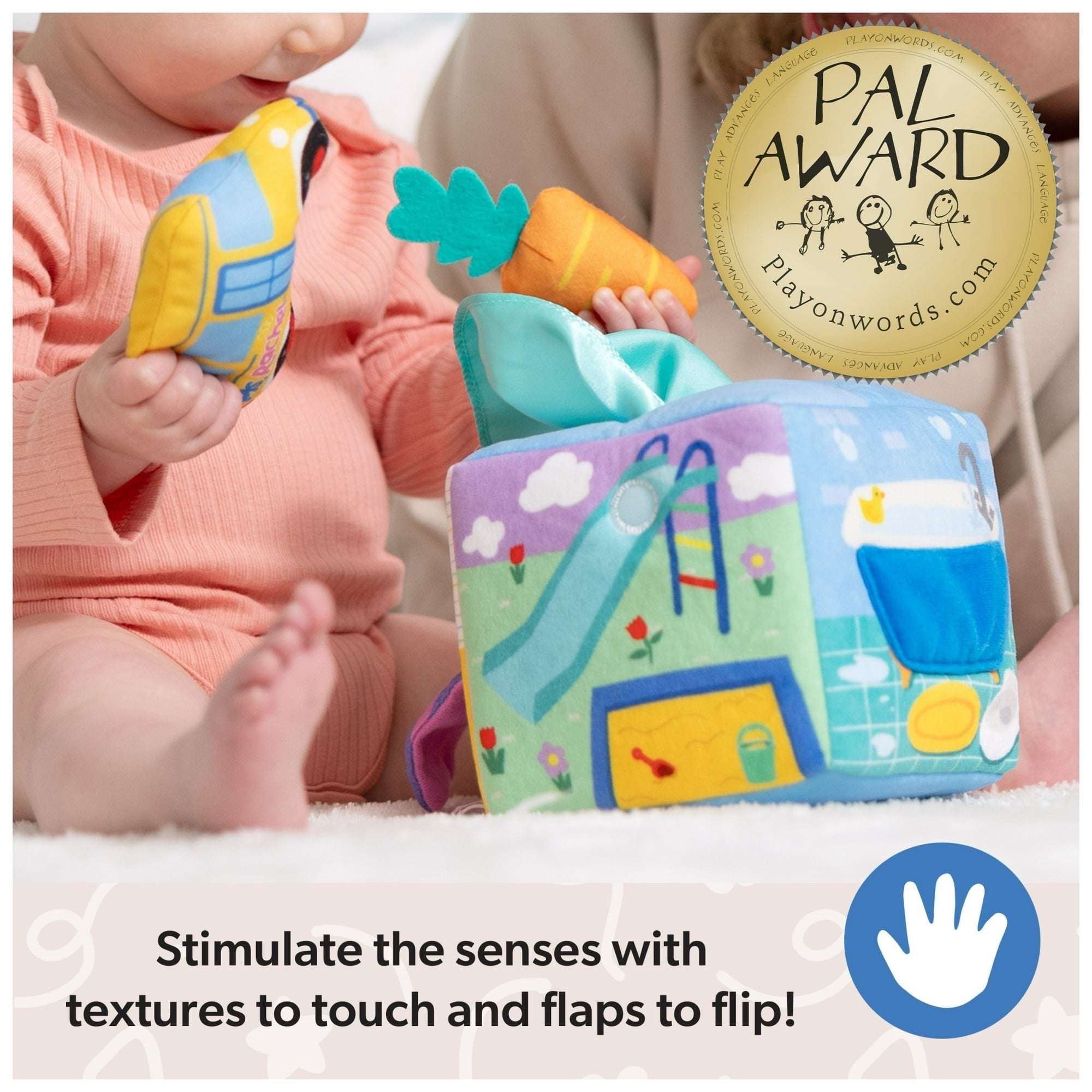 Ms. Rachel Official Surprise Plush Learning Box for Ages 0-2+