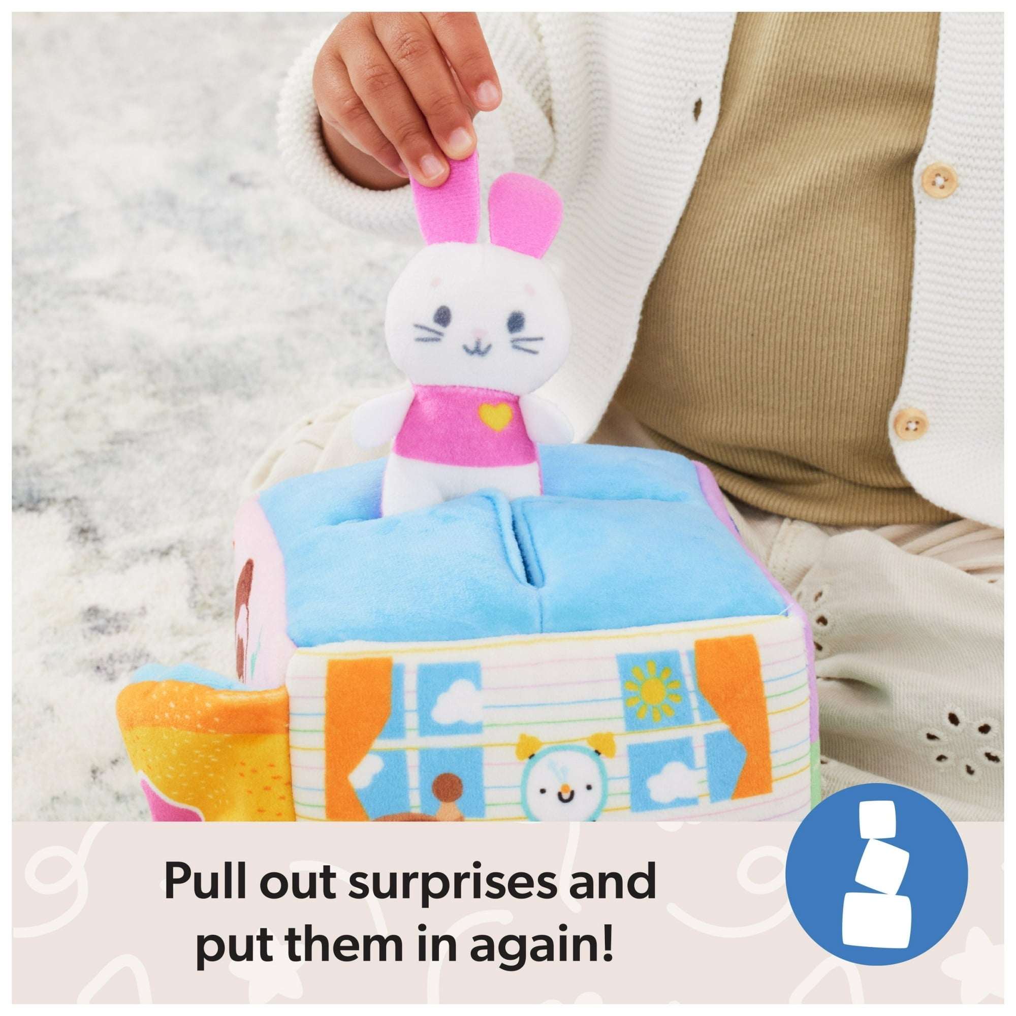 Ms. Rachel Official Surprise Plush Learning Box for Ages 0-2+
