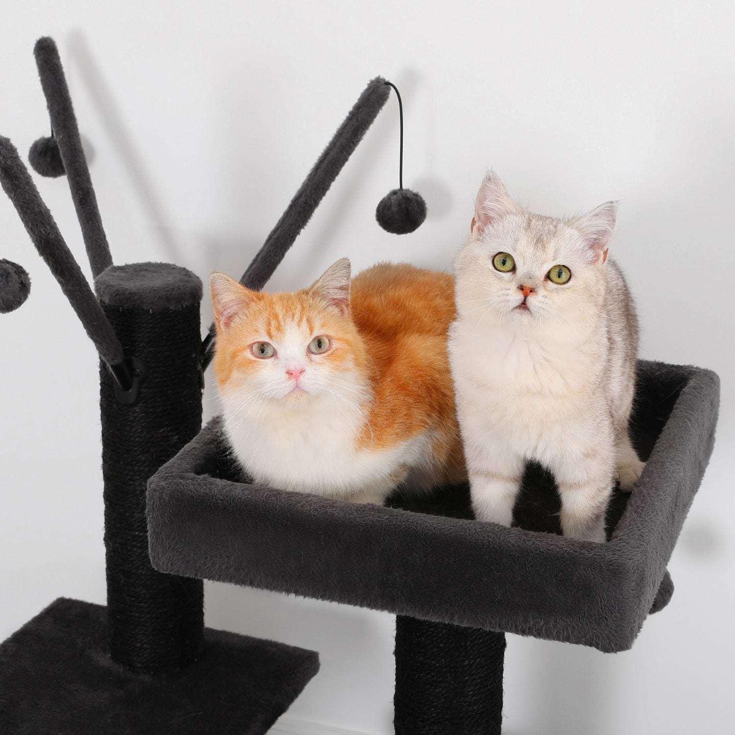 Multi-Functional Cat Tower, 73.6 in., Dark Grey