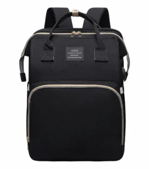 Multifunctional Diaper Bag Backpack, Large Capacity, Changing Station, Insulated Pocket, for Moms/Dads, Boys/Girls (Gray) - Brands For Less USA