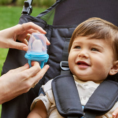 Munchkin® Silicone Infant Baby Food Feeder, Blue/Mint, Unisex, 2 Pack