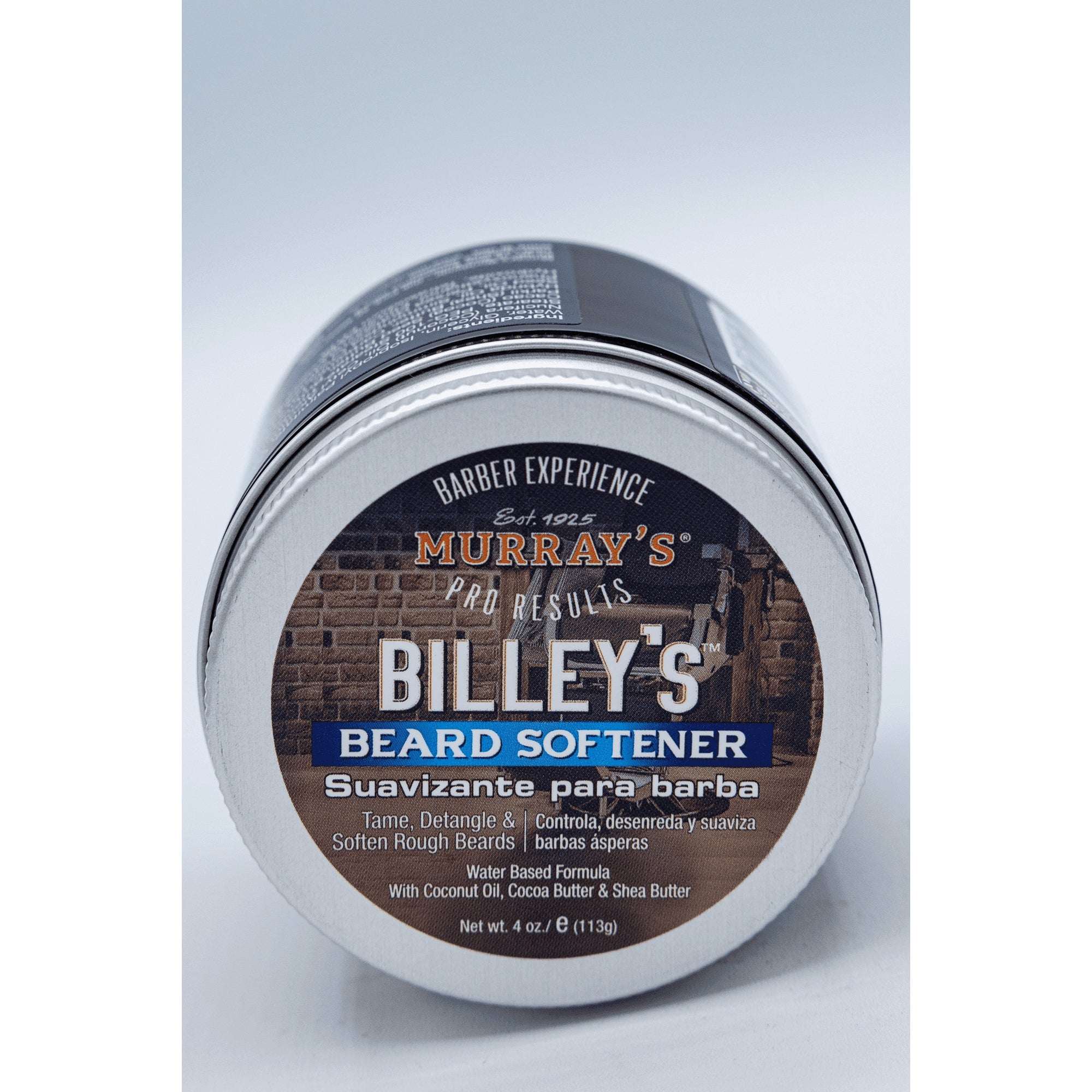 Murrays Billy's Beard Softener, 4 oz., Detangling, Facial Hair, for Men, Cream