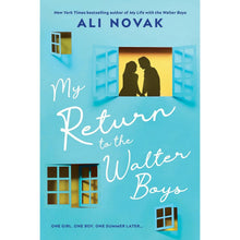 Paperback book, blue cover titled My Return to the Walter Boys, Ali Novak