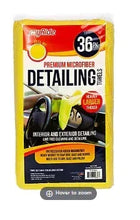 MyRide premium detailing towels multipack, 36-count pack