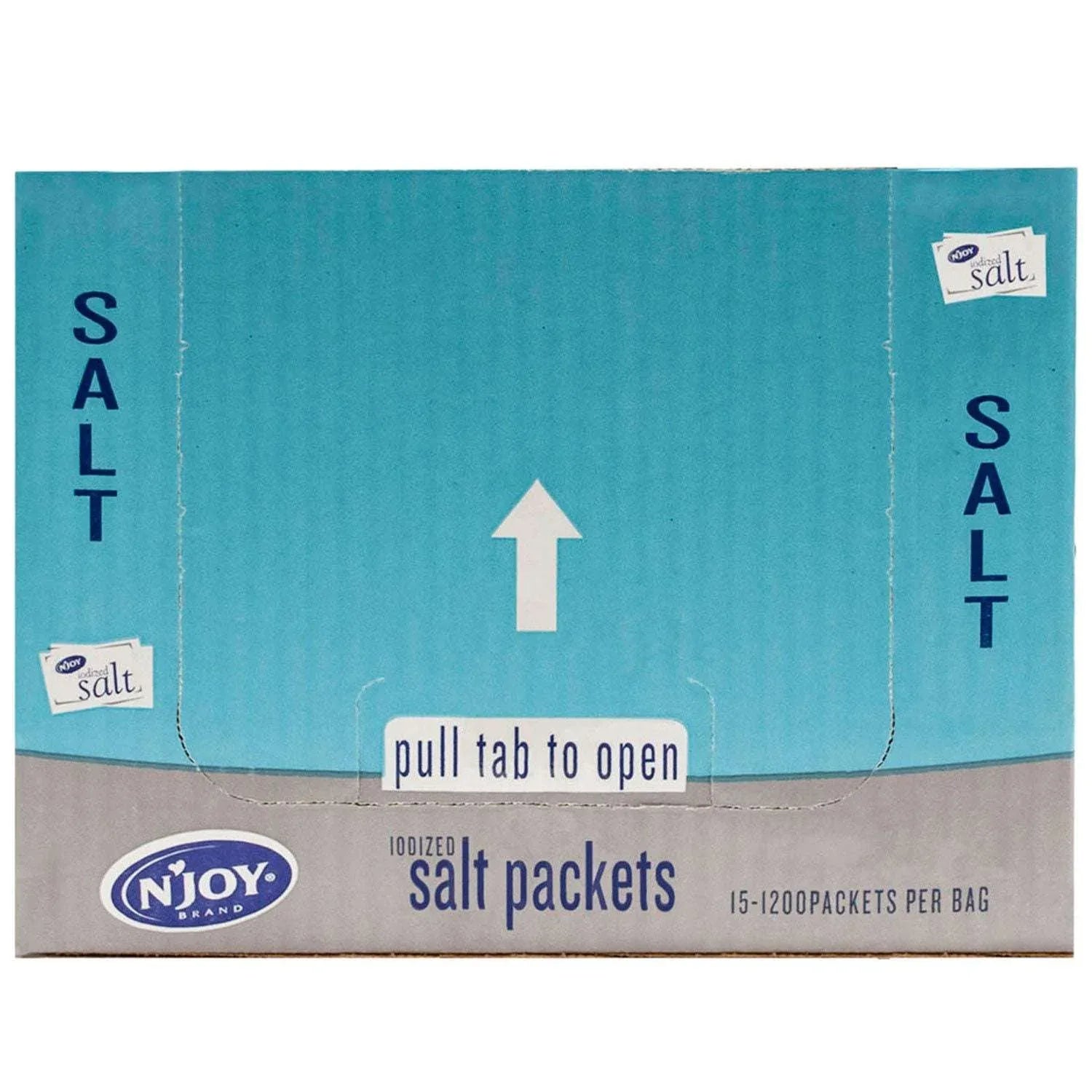 N'Joy Iodized Salt .5 g., 1,200 ct. - USA MEGA SHOP
