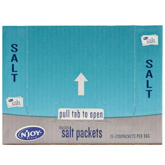 N'Joy Iodized Salt .5 g., 1,200 ct.