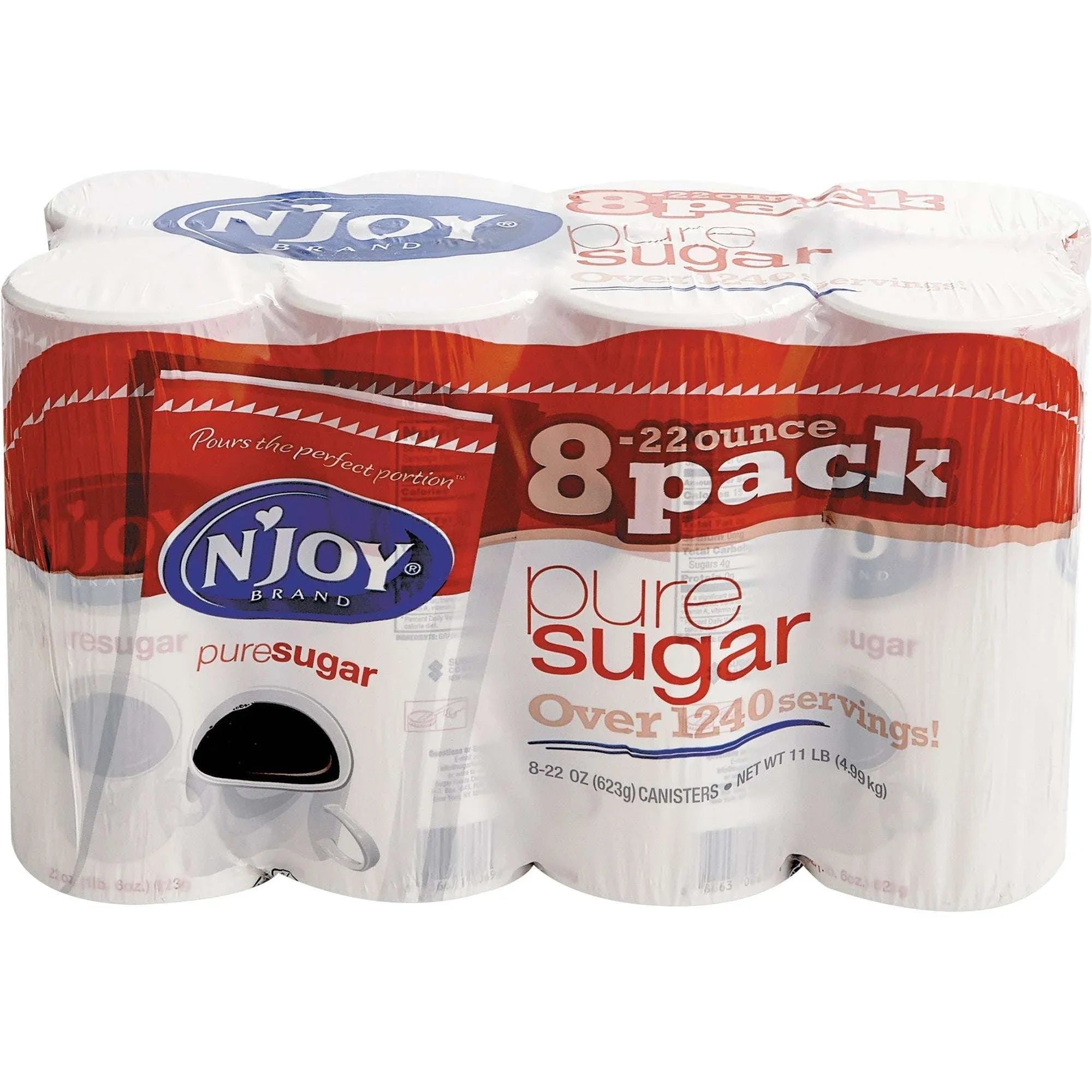 N'Joy Pure Sugar, 22 oz, 8-count - USA MEGA SHOP