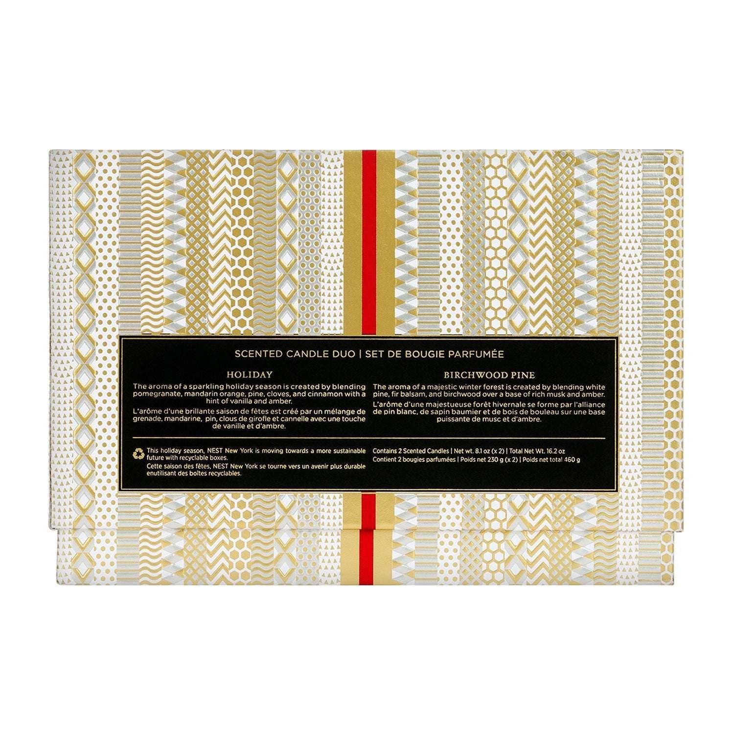 NEST New York Holiday & Birchwood Pine Classic Candle Set, 8.1 oz. Each - USA MEGA SHOP