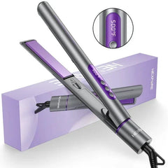NEXPURE New Upgrade Ionic Flat Iron , Fast Heating Professional Salon 2-in-1 Ceramic Hair Straightener and Curler,Dual Voltage for Travel - USA MEGA SHOP