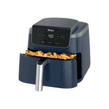 Ninja navy 3-in-1 air fryer with open basket and control panel, 5-qt capacity
