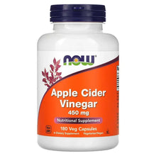 Apple cider vinegar 450 mg veg capsule bottle with dark blue cap