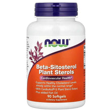 Plant sterol softgels bottle with Beta-Sitosterol label and 90 count on front
