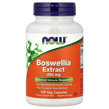 Boswellia extract supplement bottle with purple cap, 120 veggie capsules label front