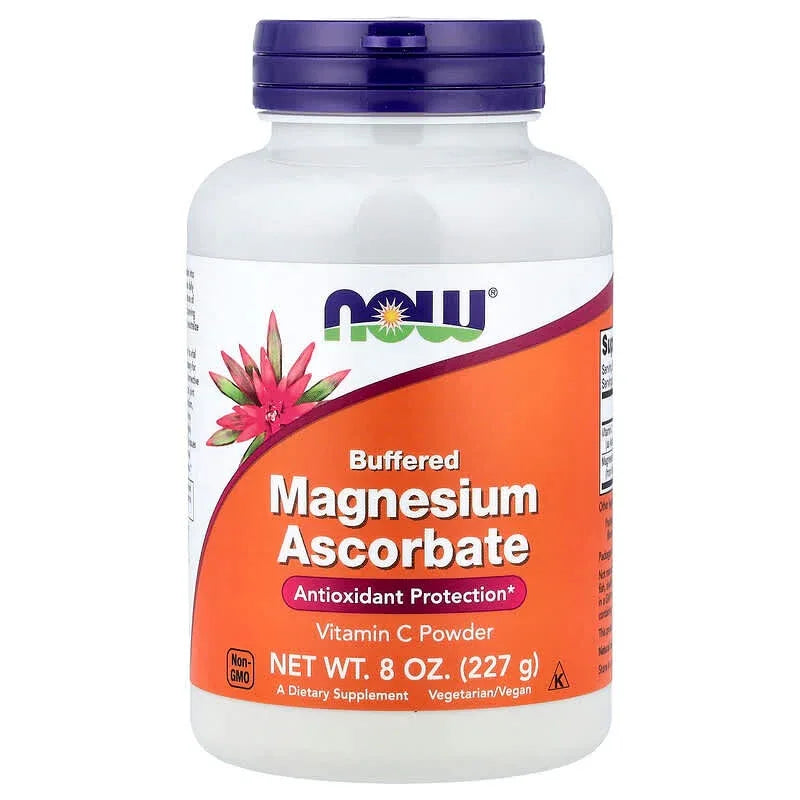 NOW Foods, Buffered Magnesium Ascorbate, Vitamin C Powder, 8 oz (227 g)