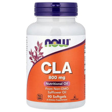 CLA 800 mg supplement bottle with purple cap, 90 softgels