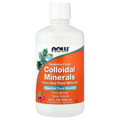 NOW Foods, Colloidal Minerals, Raspberry, 32 fl oz (946 ml)