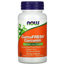 CurcuFRESH curcumin supplement bottle with dark blue cap, front label