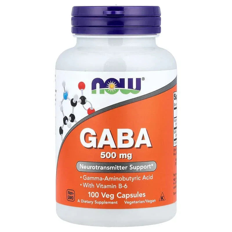 NOW Foods, GABA , 500 mg & 750 mg