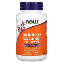 Indole-3-Carbinol supplement bottle with 60 veg capsule label