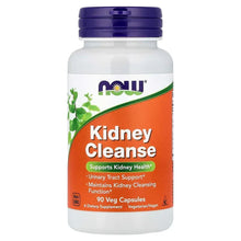 Kidney Cleanse supplement bottle with orange label and dark purple cap